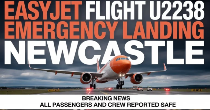 EasyJet Flight U2238 Emergency Landing Newcastle