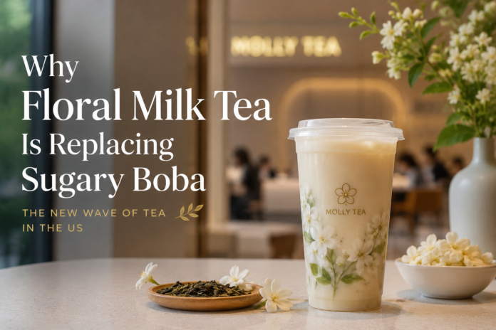 Floral Milk Tea