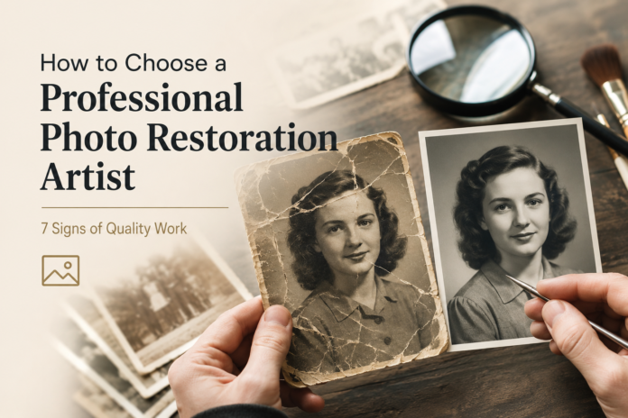 Professional Photo Restoration Artist