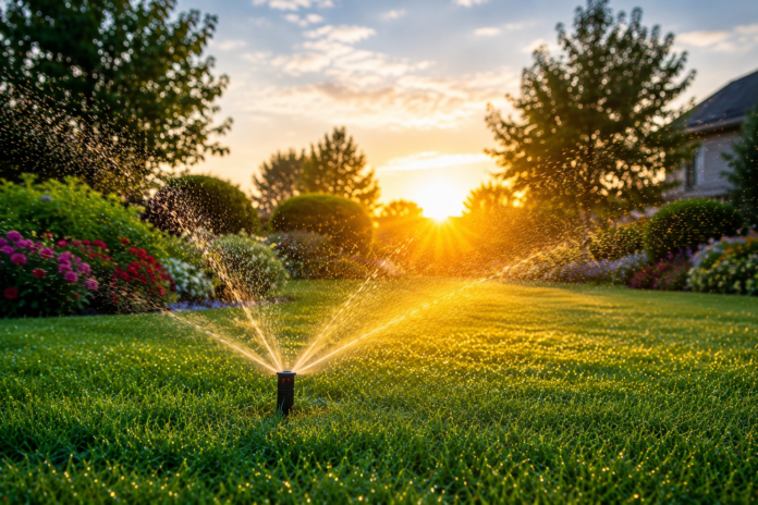 Water Lawn: Morning or Evening