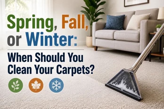 Best time of year to clean carpets