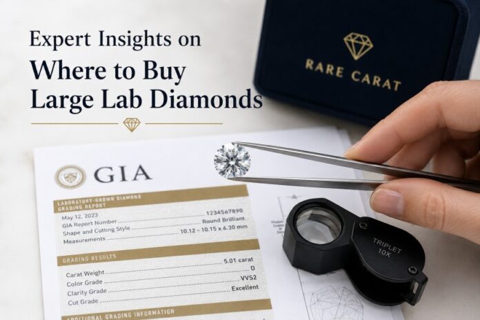 Expert Insights on Where to Buy Large Lab Diamonds