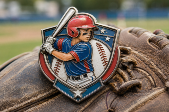 youth baseball trading pins