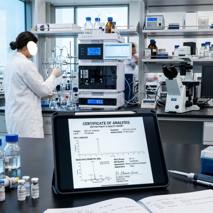 Certificate of Analysis for Peptides