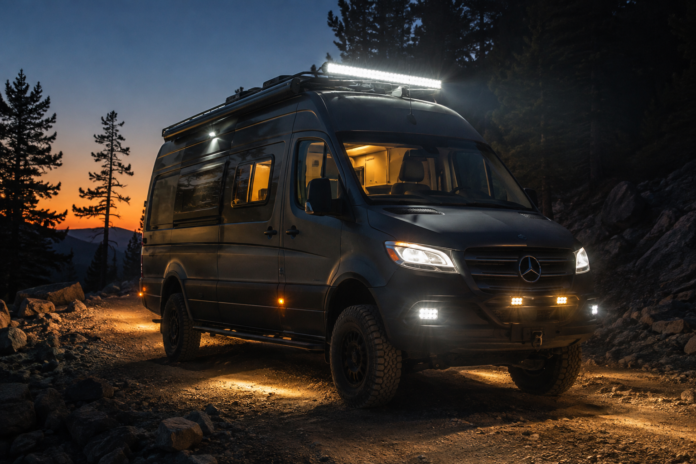 Mercedes Sprinter lighting upgrades