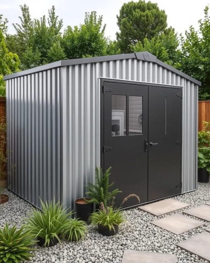 metal garden sheds