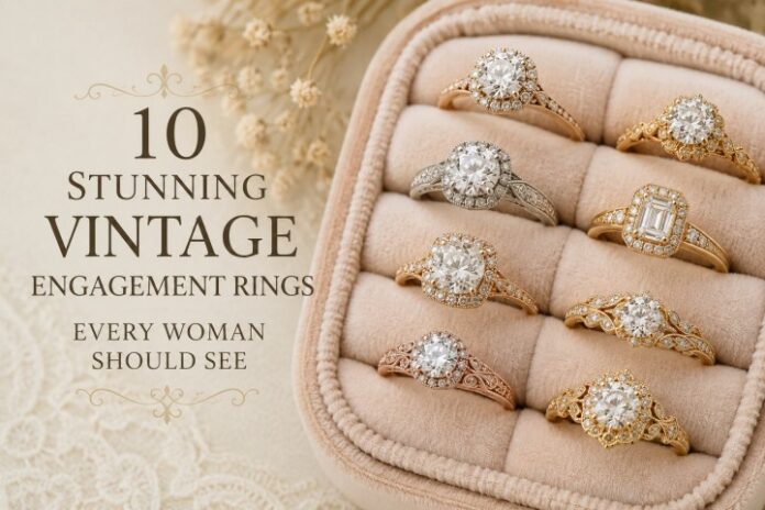 10 Stunning Vintage Engagement Rings Every Woman Should See