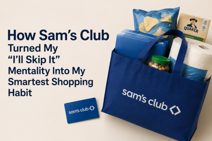 Sam's Club shopping