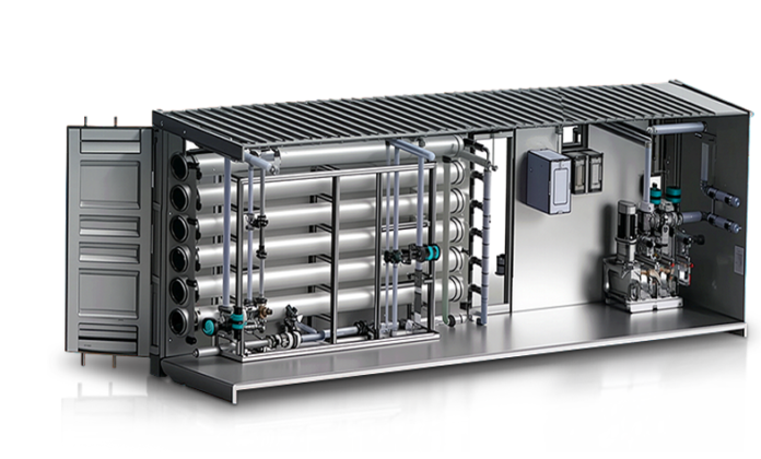 QILEE Containerized Water Treatment System with integrated treatment equipment