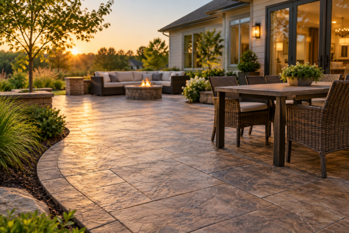 Decorative Concrete Patio