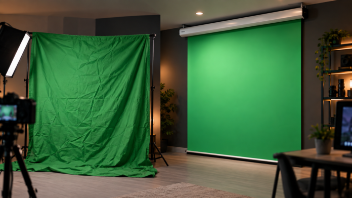 retractable green screen
