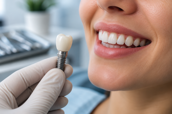 gum health before and after dental implants