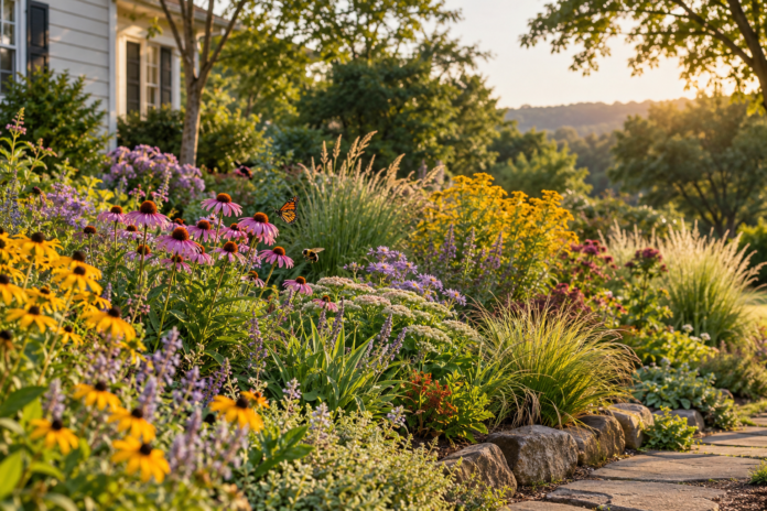 four-season pollinator garden