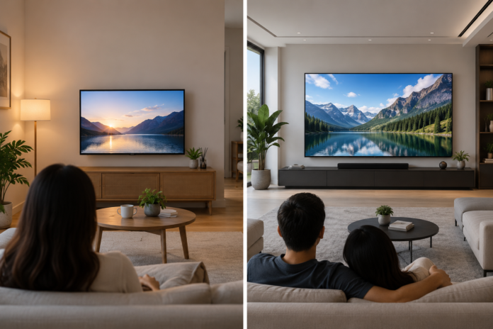 TV screen size