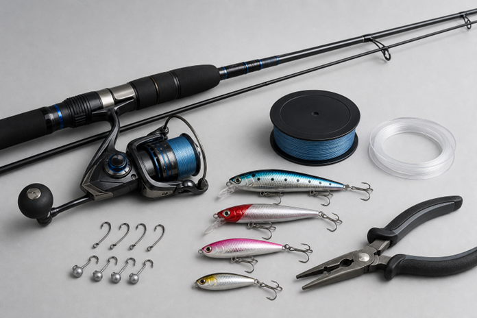 balanced saltwater fishing setup