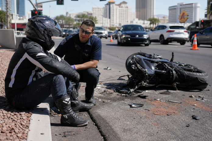 Las Vegas motorcycle accident