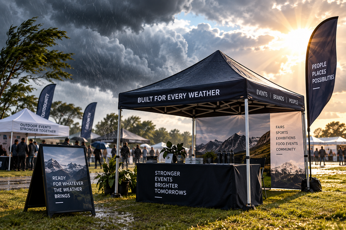 weather-resistant outdoor tent