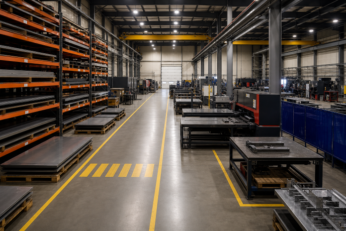 metal fabrication shop organization